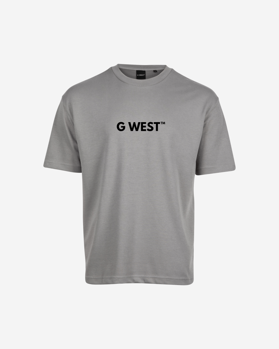 G West Mens Heavyweight Logo Wear Oversized T-Shirt