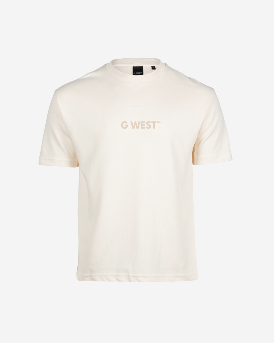 G West Mens Heavyweight Logo Wear Oversized T-Shirt