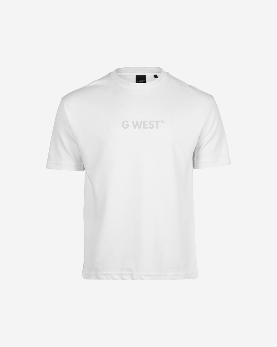 G West Mens Heavyweight Logo Wear Oversized T-Shirt